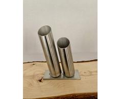 Moderne Edelstahlvase Blumenvase