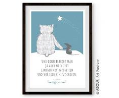 Bär und Maus brauchen Zeit - Kunstdruck ungerahmt; DIN A4