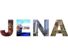 WANDTATTOO w569 mehrfarbige Wandschrift Jena Wandaufkleber, 96x24 cm