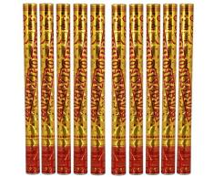 Partyjoker 10 XXL Konfetti Shooter Bunt 60cm für Geburtstag Silvester | Extra lauter Knall | Konfettikanone mit Hoher Schussweite