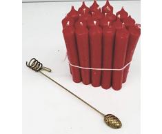 Modern 10 Stück Gold Balancekerzenhalter Zapfen mit 20 Stück Baumkerzen, Baumkerzenhalter weihnachtsbaumkerzenhalter