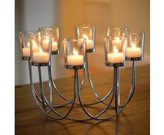 Kerzenständer / Teelichthalter / Tischdekoration / Weihnachtsdekoration, Glas