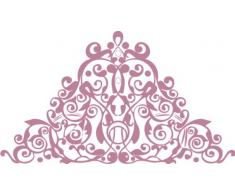 INDIGOS 4052166043014 Wandtattoo W257 Ranken, Ornamente Wandaufkleber 80 x 45 cm, violett