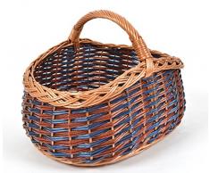 Unbekannt Weidenkorb Holländerkorb,Osterkorb Handarbeit Color 01