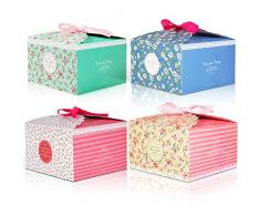 MOOKLIN [12 Stück] Geschenkboxen, farbig Gastgeschenk Mitgebsel Box für Weihnachten Kinder-Geburtstag Hochzeitsgeschenk