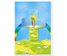 metALUm Karte zur Kommunion HIRTE | KOM003S