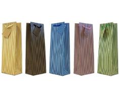 30 Flaschentüten Streifen L 36x12,5x8 Geschenktüten Geschenktaschen 99-8570