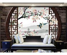 Fototapeten 3D Effekt Tapete Wandbild South China Kirschblüten Anpassbare FotoTapete 3D Wandtapete Vliestapete Wandbilder XXL Wanddeko Tapeten
