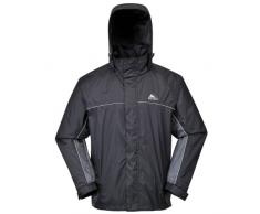 Cox Swain Funktions -/ Regenjacke Helki - 5.000mm Wassersäule / 3.000mm Atmungsaktivität, Colour: Black/Grey, Size: L