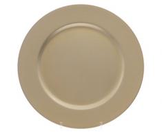 Dekoteller Platzteller Weihnachtsteller Adventsteller Plätzchenteller Nikolausteller Weihnachten gold Ø 33 cm