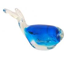 Wunderschöne Glasfigur ~ Wal ~ Dekofigur Glas Figur Dekoration Glastier maritim