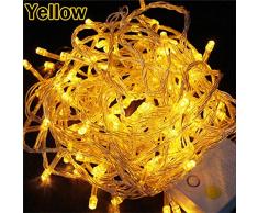 yellow String Lights,Decoracion Lichterketten-Feiertagslichter, die Baumgirlande beleuchten