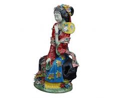 LOSAYM Dekoartikel Tierstatuen Gartenfiguren Dekorative Keramikfigur Statue Ornament Porzellanskulptur Sammlerfigur