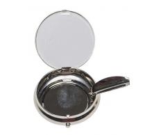 Schnabel-Schmuck Dortmund Taschenaschenbecher Zinnauflage Fußballstadion