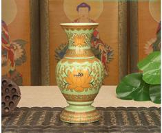 Keramikvase für Buddha, große Halle für Buddha, Vase für Lotus, Buddha mit Reichtum, Bambusvase, Guanyin-Flasche
