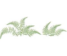 PLAGE 157050 Wandaufkleber-Farn, 2 Blätter, 29,7 x 21 cm