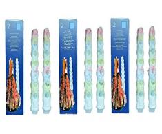 Hillfield® 6 Tropfkerzen bunt