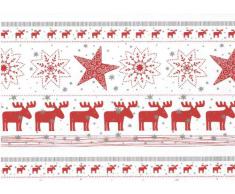 Susy Card 11103884 Geschenkfolie Weihnachten, Folie 30 µ, eingeschweißt, Motiv Greetings, 2 m x 70 cm, 1 Stück