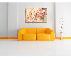 Kirschblüten Format: 120x80 cm auf Leinwand, XXL riesige Bilder fertig gerahmt mit Keilrahmen, Kunstdruck auf Wandbild mit Rahmen, günstiger als Gemälde oder Ölbild, kein Poster oder Plakat