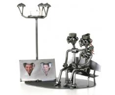 Schraubenmännchen Liebespaar Liebe Fotos I Handarbeit I Geschenkidee I Metallfigur I Metallmännchen I Stahlfigur I Schraubenmännle