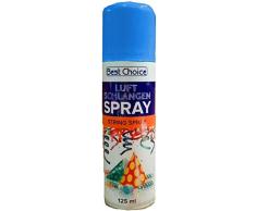 CEPEWA GmbH 125ml Luftschlangen-Spray BLAU String Spray zur Dekoration für Karneval, Geburtstage & Partys