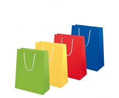 Susy Card 11277605 Geschenktaschen, 10-er Packung, glänzendes Papier