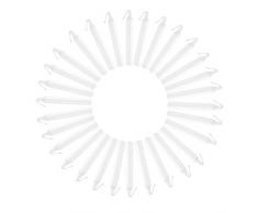 ewtshop 30 Kerzen, 15 mm Durchmesser, für Geburtstag, Feiern, Festivitäten, Weihnachtskränze, Weihnachtsbaum