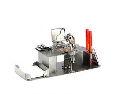 Steelman24 I Schraubenmännchen PC-Computer Schreibtisch Organizer I Made in Germany I Handarbeit I Geschenkidee I Stahlfigur I Metallfigur I Metallmännchen