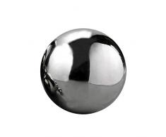Spiegelball Craft Dance Glitter Professionelle Verzierung Edelstahl Nahtlose Party Disco Sphere Hotel Home Decoration(19mmSilber)