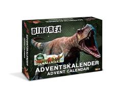 CRAZE Adventskalender DINOREX Dinosaurier 2019 Weihnachtskalender für Jungen Spielzeug Kalender tolle Inhalte 13823