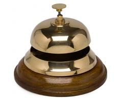 aubaho Hotelglocke Rezeptionsglocke Tischklingel Glocke Hotel Rezeption Serviceklingel