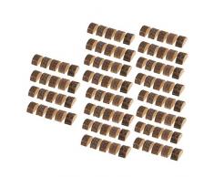 T TOOYFUL 100 er Pack Holz Namesschild Fotohalter Platzkartenhalter Holz Kartenhalter Platzkarte Tischkartenhalter Büro