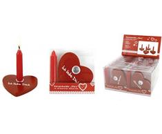 Herz mit Kerze für besondere Anlässe - Schrift:Ich liebe Dich