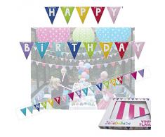 JaBaDaBaDo - Wimpelkette Happy Birthday