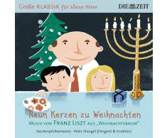 Neun Kerzen zu Weihnachten (Weihnachtsbaum): Neun Kerzen zu Weihnachten (Weihnachtsbaum): Die Kerzen werden angezündet