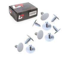LST 10x BEFESTIGUNG TANNENBAUM CLIPS INNENVERKLEIDUNG UNIVERSAL Ø 8mm Kopf 28mm grau