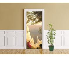 Türaufkleber Caspar David Friedrich - Alte Meister - Kreidefelsen auf Rügen - selbstklebend - Kopie - Kunst - Kunstkopie - Reproduktion - Gemälde - Malerei - Künstler - Maler - Werk - Aufkleber - Türbild - Tür - Bild - Foto