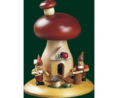 Räuchermann Erzgebirge Richard Glässer Seiffen Rauchmann Räucherpilz Zwerge, 26304