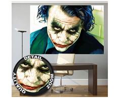 GREAT ART XXL Poster – Joker – Wandbild Dekoration Heath Ledger Batman The Dark Knight Clowns Film Gotham Bösewicht DC Comic DC Universe Wandposter Fotoposter Wanddeko Bild (140 x 100 cm)
