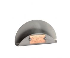 Steelman24 I Schraubenmännchen Visitenkartenhalter Für Schraubenmännchen I Made in Germany I Handarbeit I Geschenkidee I Stahlfigur I Metallfigur I Metallmännchen