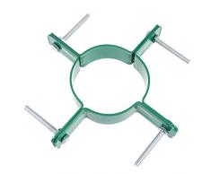 NONE Baumpfahl-Kit Hochleistungsunterstützung Baumpfahlunterstützung Metall Baumständer Reifen Garten Pflanzenbefestigungswerkzeug für Gartenarbeiten im Freien 10 cm (Mit Schraube)