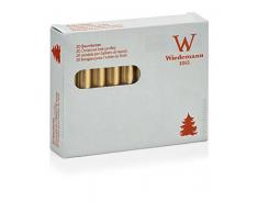 20er Baumkerzen gold lackiert 13 x 96 mm Weihnachtsbaumkerzen