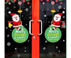 Wandsticker Weihnachtsschmuck Aufkleber Geschenke Kleine Geschenke Fensterglas Aufkleber Weihnachtsbaumgirlande Szene Layout Anhänger