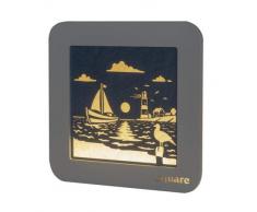 SQUARE Wandbild LEDMaritim