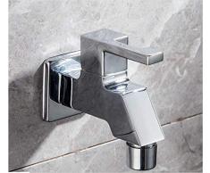 Tippen Sie Im Freien Gartenteich An Der Wand Befestigte Waschmaschine Bibcock Zink-Wasserwand Außerhalb Dekorativer Einzelner Kalter Wasserhahn S