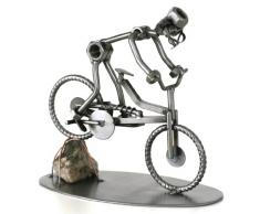 Schraubenmännchen Fahrrad Mountainbike Stein MTB I Handarbeit I Geschenkidee I Metallfigur I Metallmännchen I Stahlfigur I Schraubenmännle