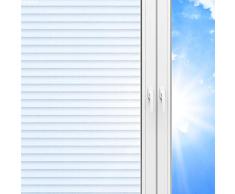 DUTISON Fensterfolie, Selbsthaftend Blickdicht Spiegelfolie, Anti-UV Folie/Sonnenschutz, Sichtschutzfolie Statische Folie ohne Klebstoff Für Zuhause Badzimmer oder Büro (90 x 200 cm)