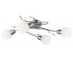 Decken Leuchte Glas Kugel Spot Lampe florale Küchen Beleuchtung Globo 60209-4