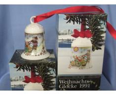 Hutschenreuther - Weihnachtsglocke 1991 - Glocke Porzellan - NEU - OVP - 1. WAHL