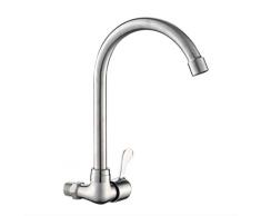 Spülarmatur Waschbecken Geschirrbrause Zugstange Spülarmaturen Neue Edelstahl-Vase Küchenarmatur Kalt- Und Warmwasserbehälter Dishpan Universal Dreh Wasserhahn